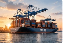 International shipping and port